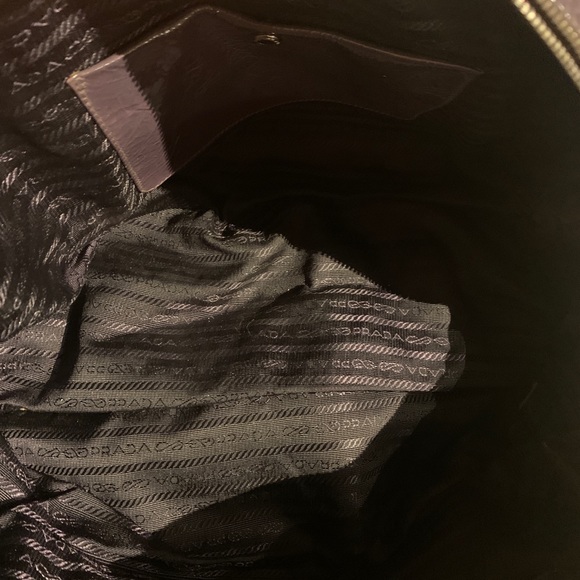 Authentic Prada Ombré Patent Leather Dome/Bowler - Picture 7 of 8